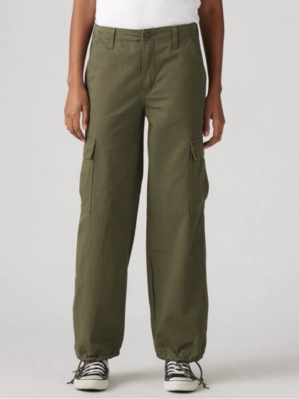 Levi's '94 Baggy Cargo Drawstring Hem Women's Pants SIZE 26